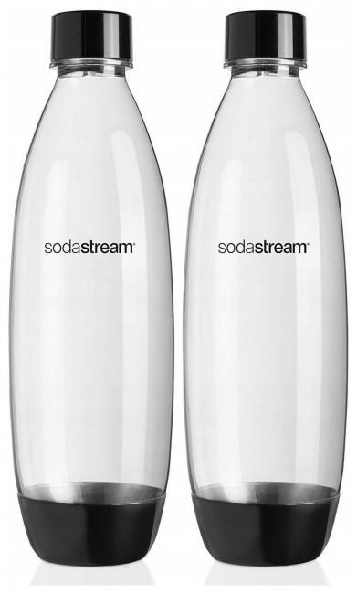 SodaStream TwinPack Fuse sada lahví,  2 kusy,  1 l,  PET,  černé3 