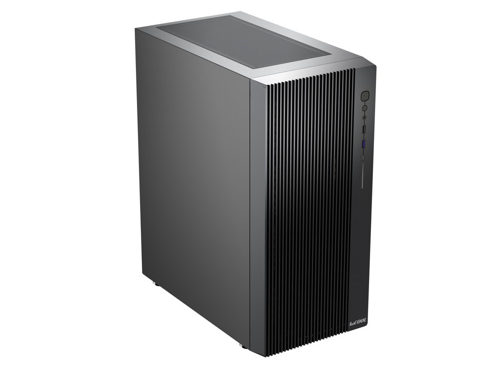 1stCOOL skříň GAMER 4,  Mid tower,  AU,  USB 3.0,  USB-C,  2x120mm,  bez zdroje,  černá3 