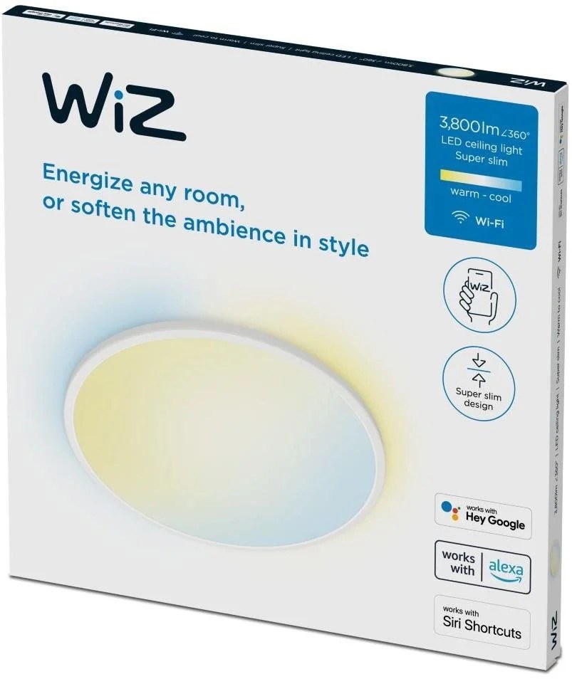 PHILIPS WiZ SuperSlim Stmívatelné stropní svítidlo 32W - bílá0 
