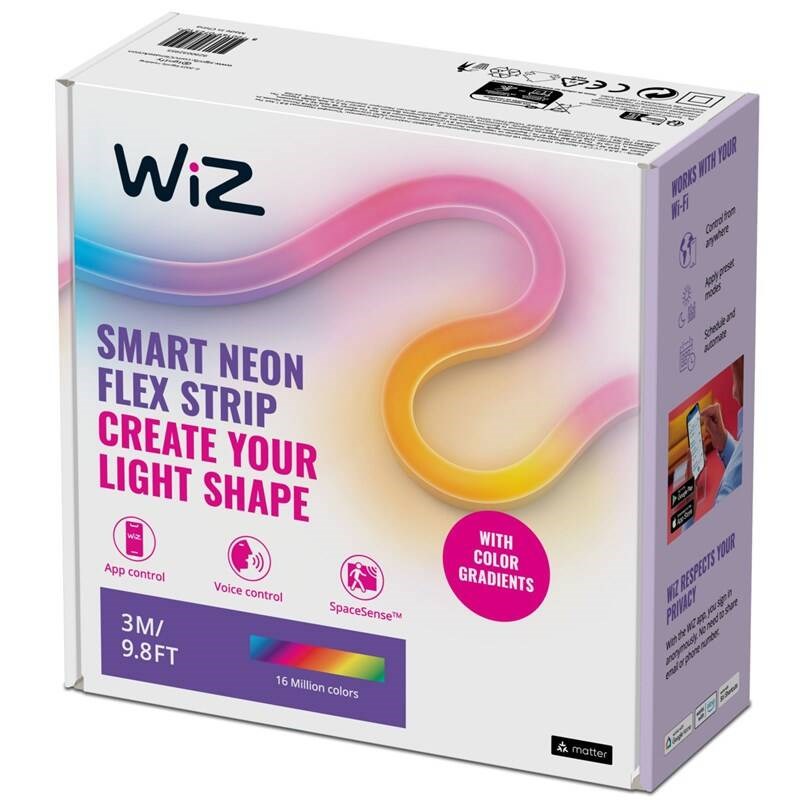 PHILIPS WiZ Neon LED Lightstrip 3 m,  Type-C - LED pásek4 