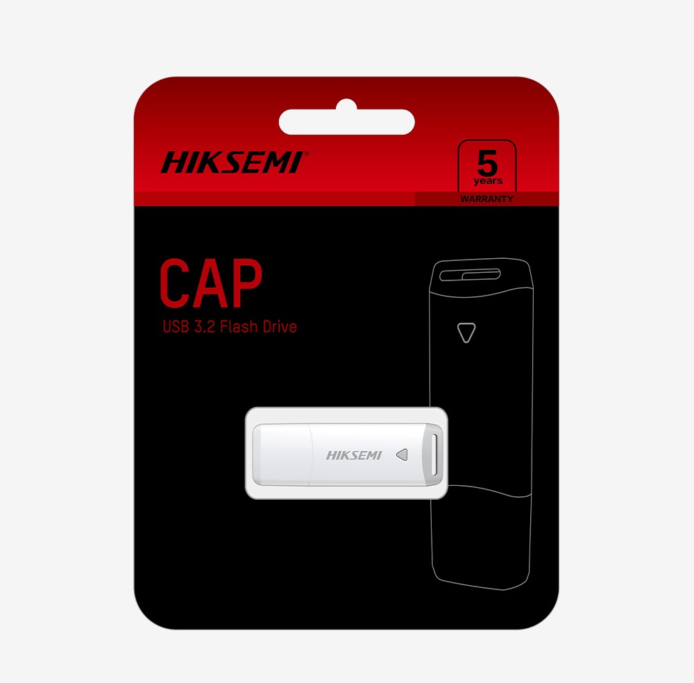 HIKSEMI Flash Disk 32GB Cap, USB 3.2 (R:30-120 MB/s, W:15-45 MB/s)1 