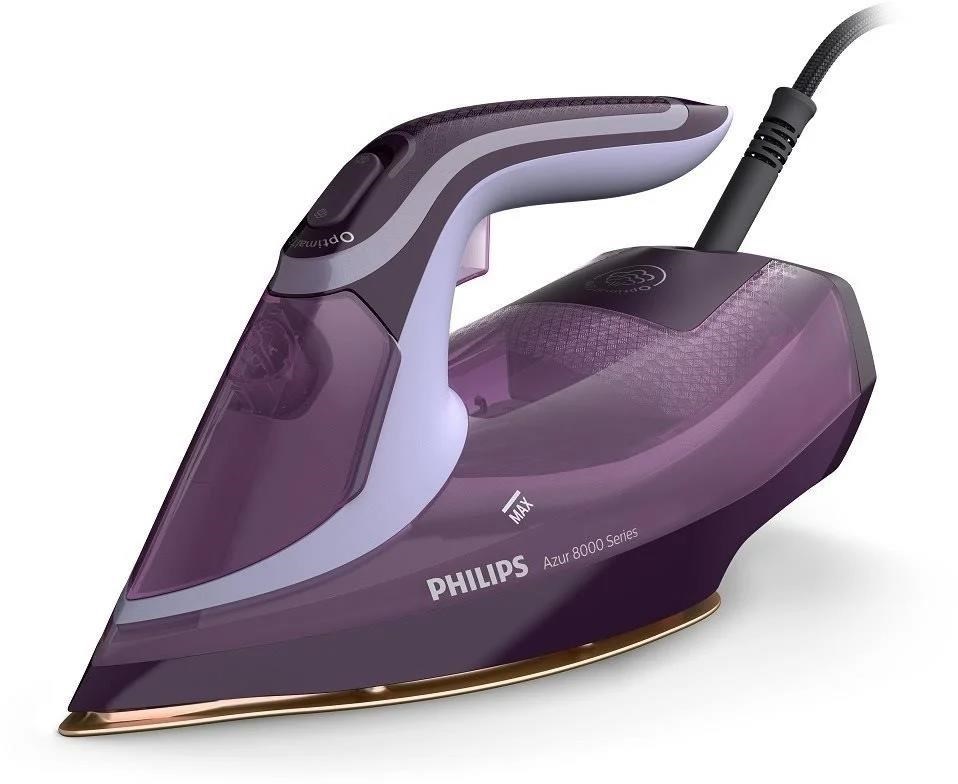 Philips Azur 8000 Series DST8021/ 30 napařovací žehlička,  3000 W,  rychlé nahřátí,  automatické vypnutí,  fialová0 