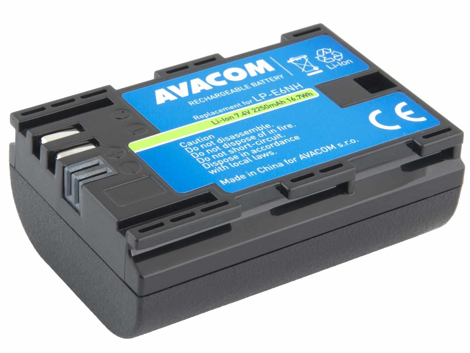 AVACOM náhradní baterie Canon LP-E6NH Li-Ion 7.4V 2250mAh 16.7Wh0 