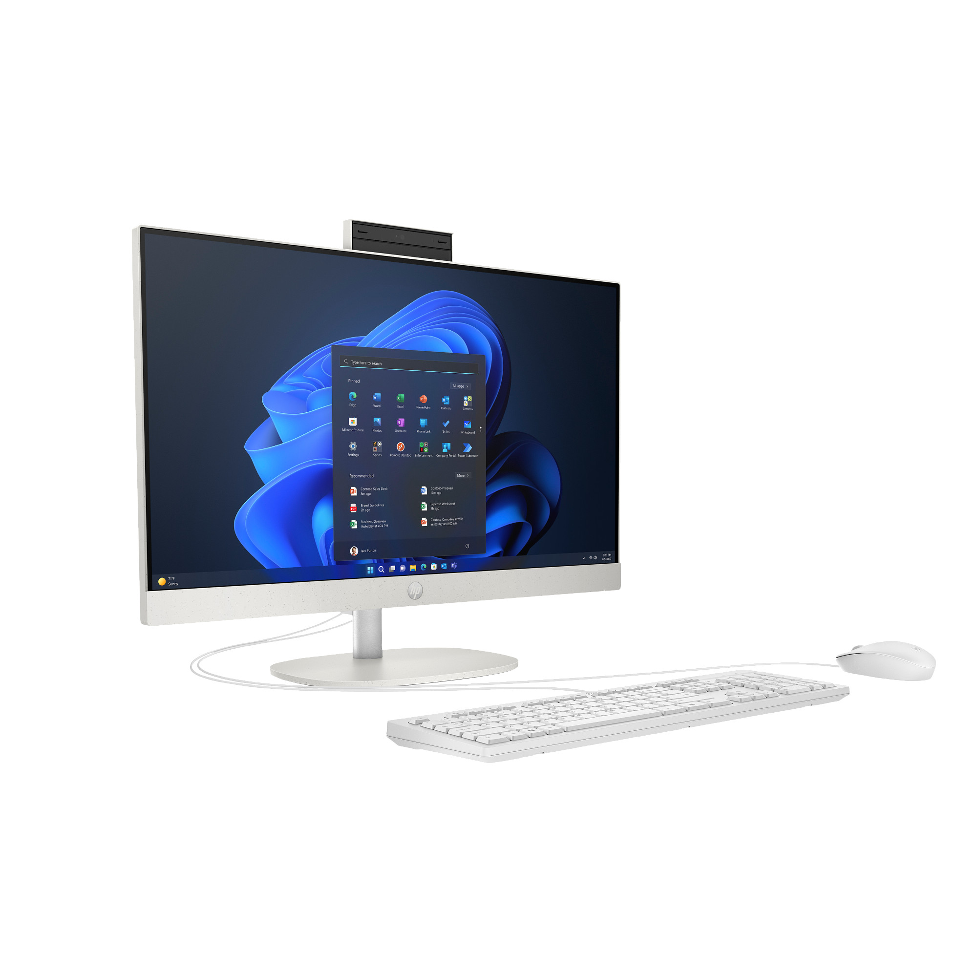HP AiO ProOne 240G10 23.8 IPS NT i5-1335U,16GB, 512GB M.2 NVMe, WiFi 6 + BT, usb kláv. a myš, Win11Pro0 