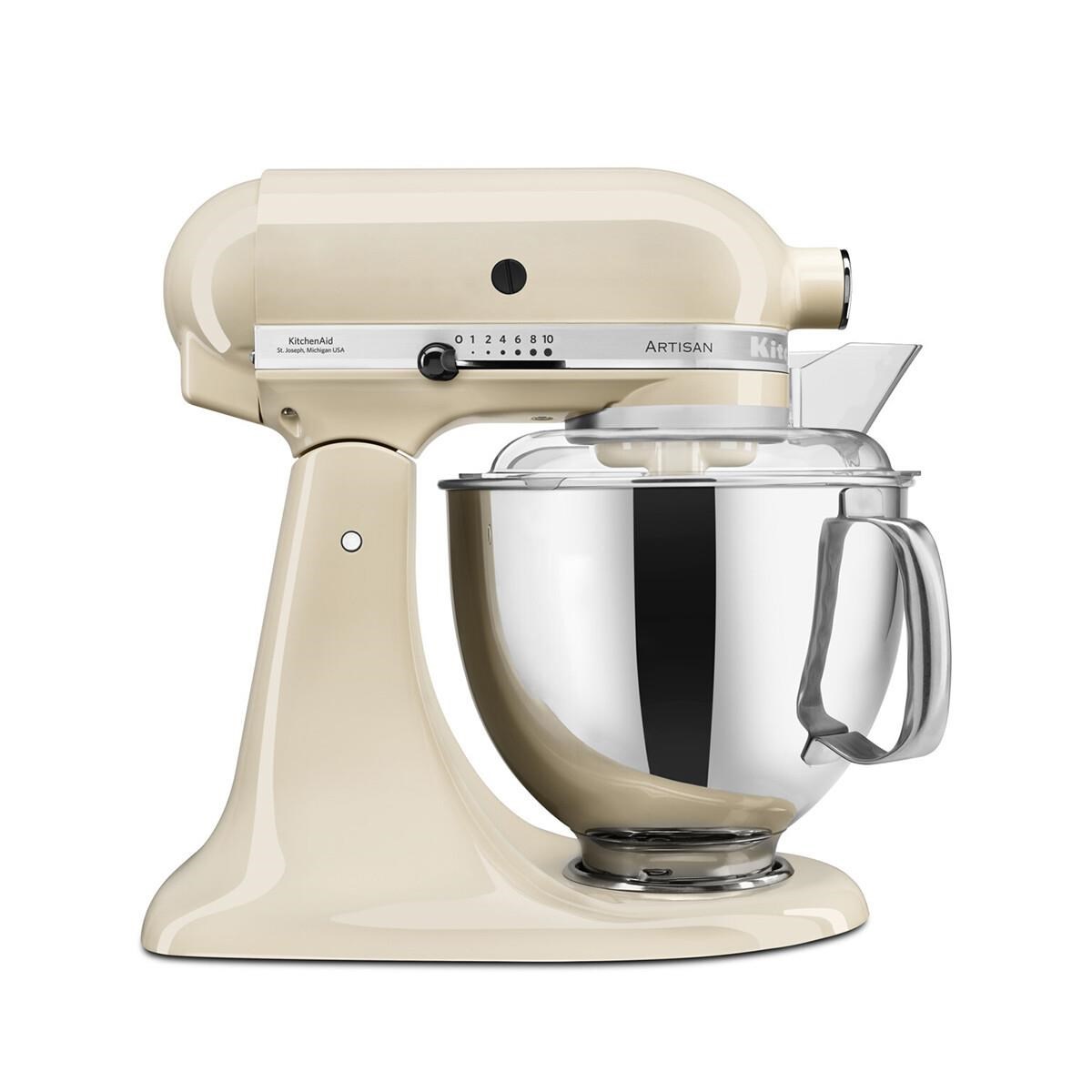 KitchenAid Artisan 5KSM175PSEAC kuchyňský robot, 10 rychlostí, planetární systém, celokovová konstrukce, mandlová0 