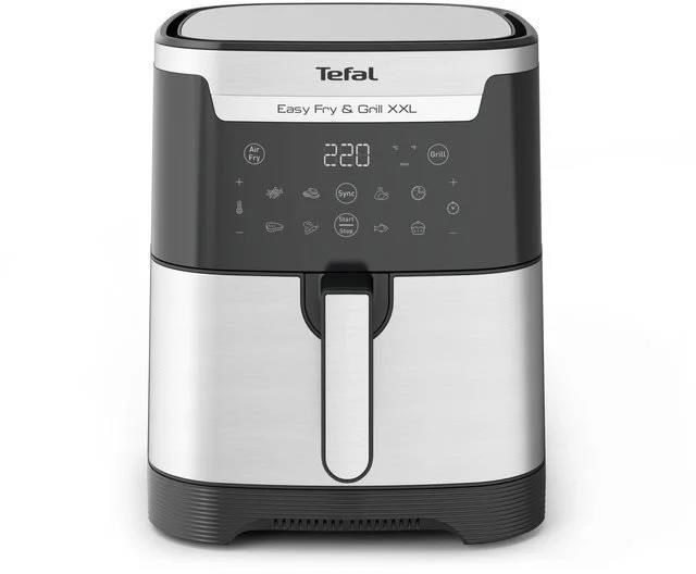 Tefal Easy Fry & Gril XXL EY801D15 horkovzdušná fritéza a gril 2 v 1,  1830 W,  6, 5 l,  technologie Extra Crisp,  černá1 