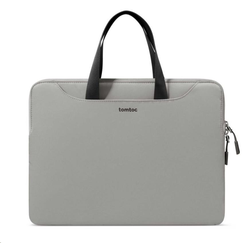 tomtoc Light-A21 Dual-color Slim Laptop Handbag,  13, 5 Inch - Gray2 