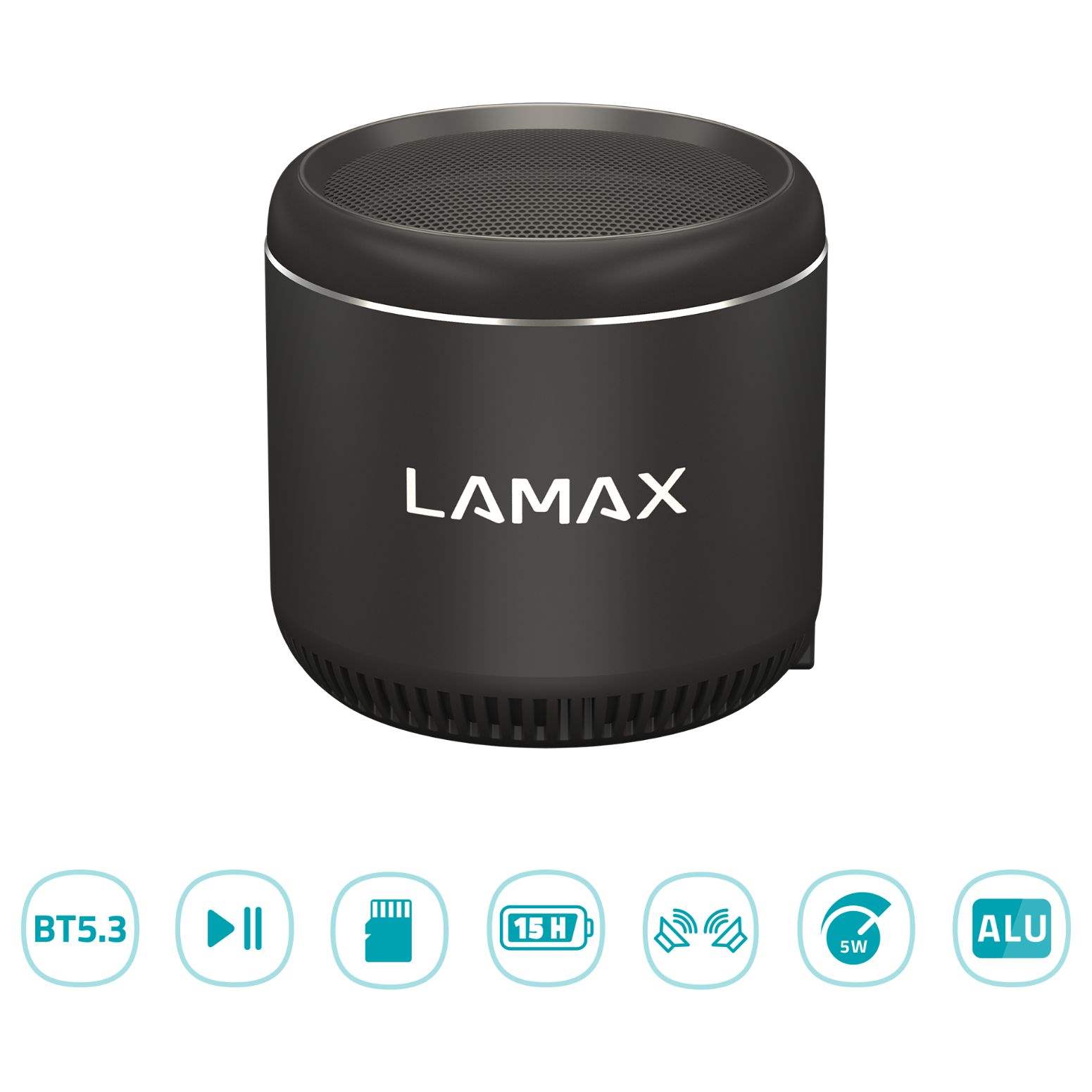 LAMAX Sphere2 Mini Bluetooth reproduktor,  USB-C2 