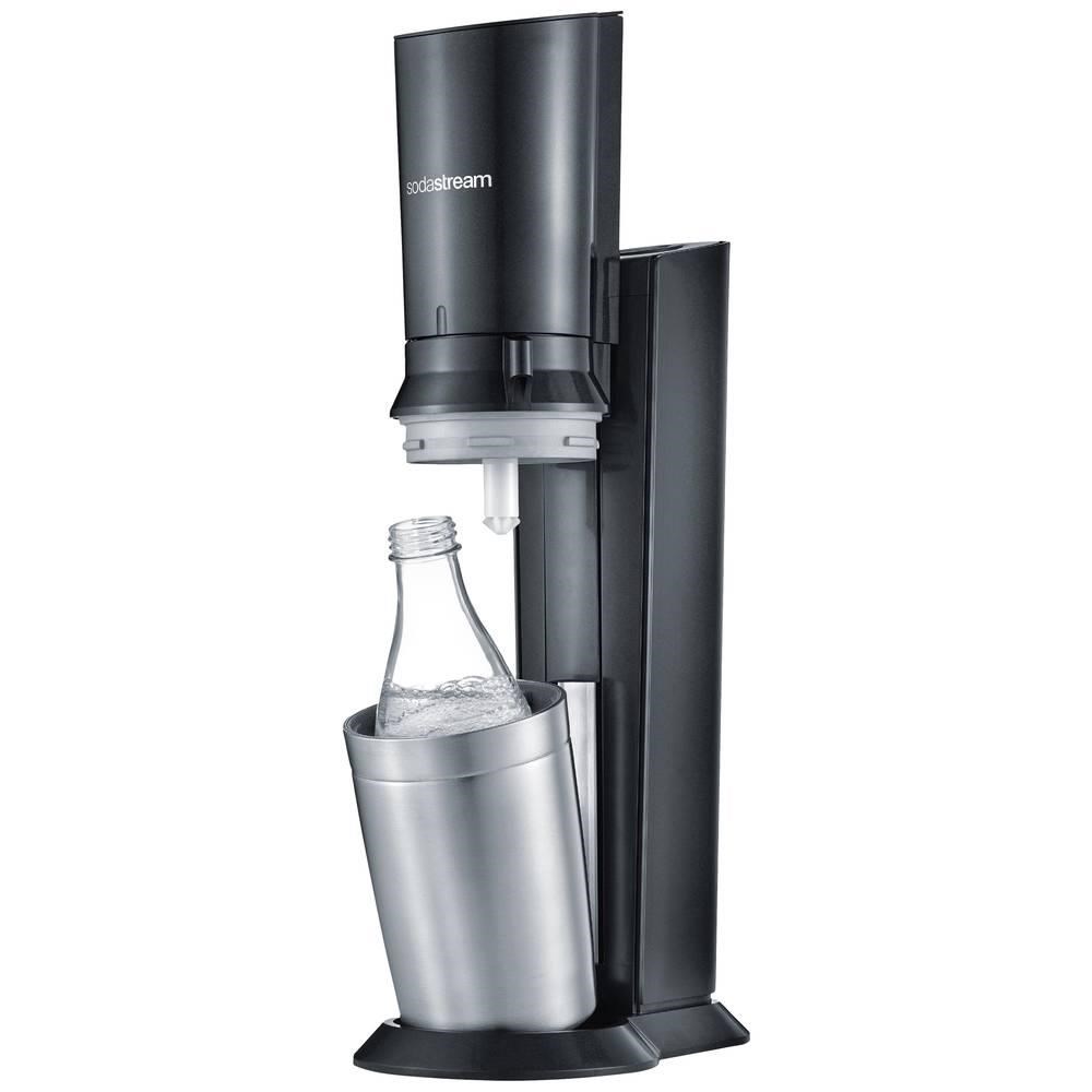 SodaStream Crystal 3.0 výrobník sody,  0, 6l skleněná karafa,  bombička s CO2,  černý2 