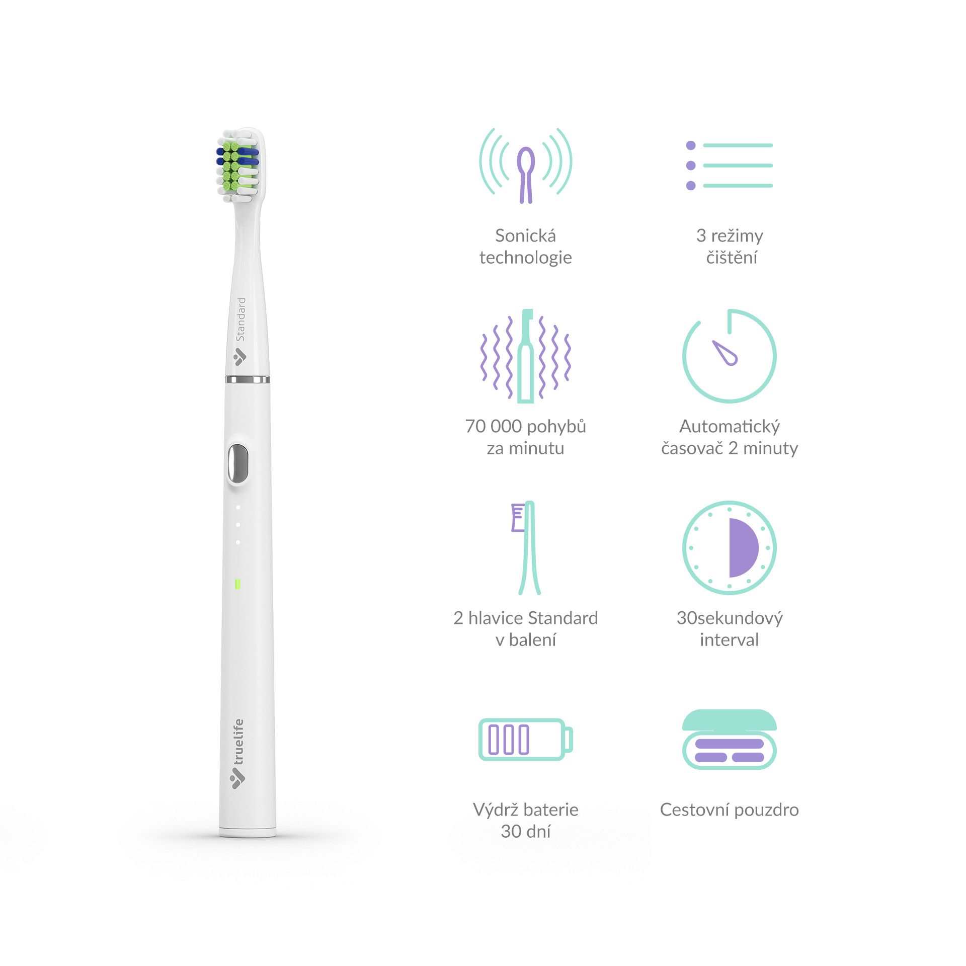 TrueLife SonicBrush Slim20 White5 