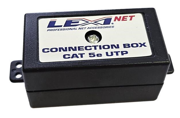 LEXI-Net Spojovací box MINI UTP Cat5E narážecí,  černá0 