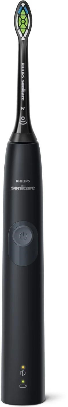 Philips Sonicare 4300 HX6800/ 87 elektrický zubní kartáček,  sonický,  1 režim,  2 intenzity,  cestovní pouzdro,  černá3 
