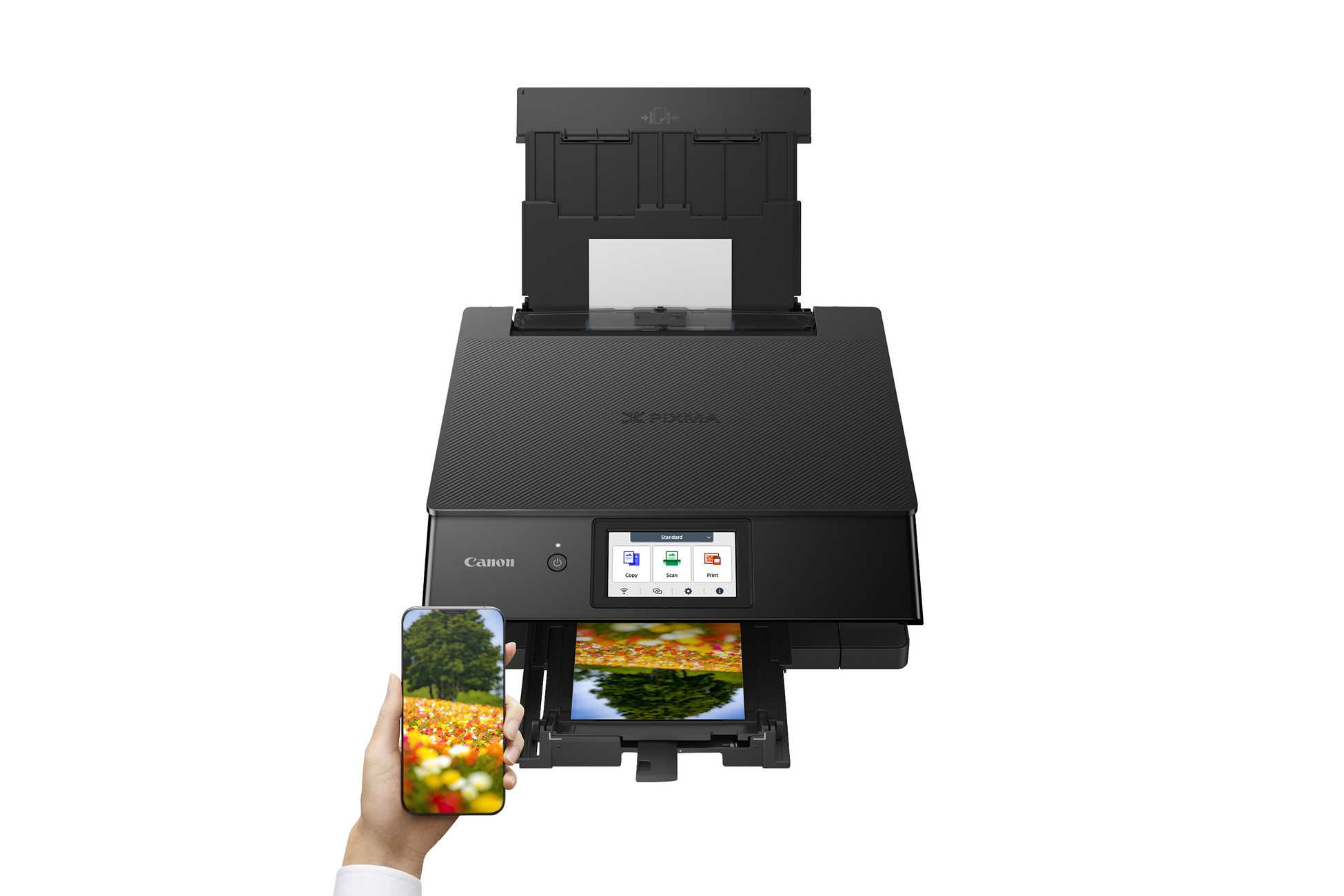 Canon PIXMA Tiskárna TS8750 Černá MF(tisk, kopírka, sken, cloud) A4,  15obr./ min.,  LCD,  USB,  Wi-Fi3 