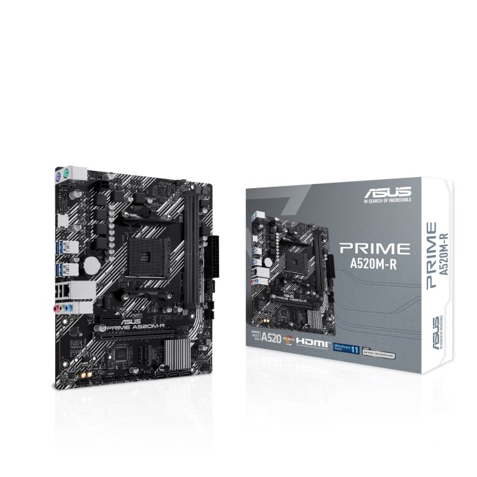 ASUS MB Sc AM4 PRIME A520M-R,  AMD A520,  2xDDR4,  1xHDMI,  mATX0 