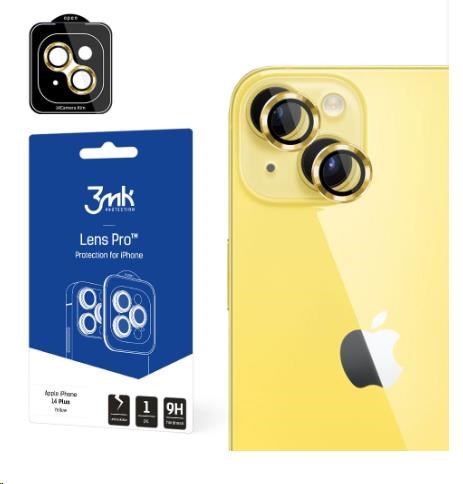 3mk ochrana kamery Lens Protection Pro pro Apple iPhone 14 Plus,  žlutá0 