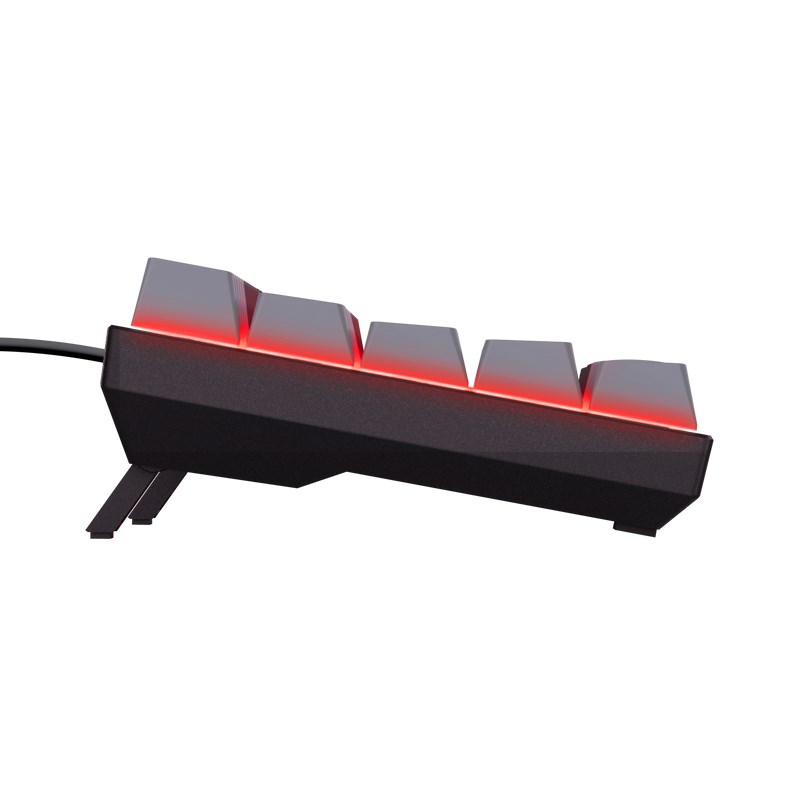 TRUST klávesnice GXT 867 ACIRA,  60%,  Herní Klávesnice,  USB,  USB-C,  US2 