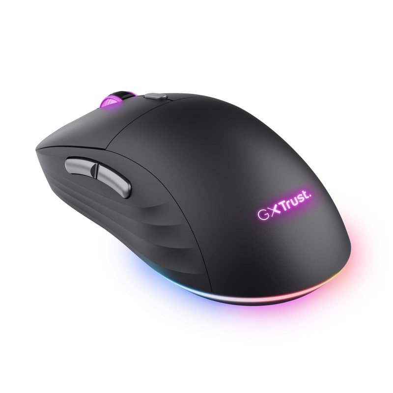 TRUST myš GXT926 Redex II Gaming Mouse, Bezdrátová, laserová, RGB, černá1 