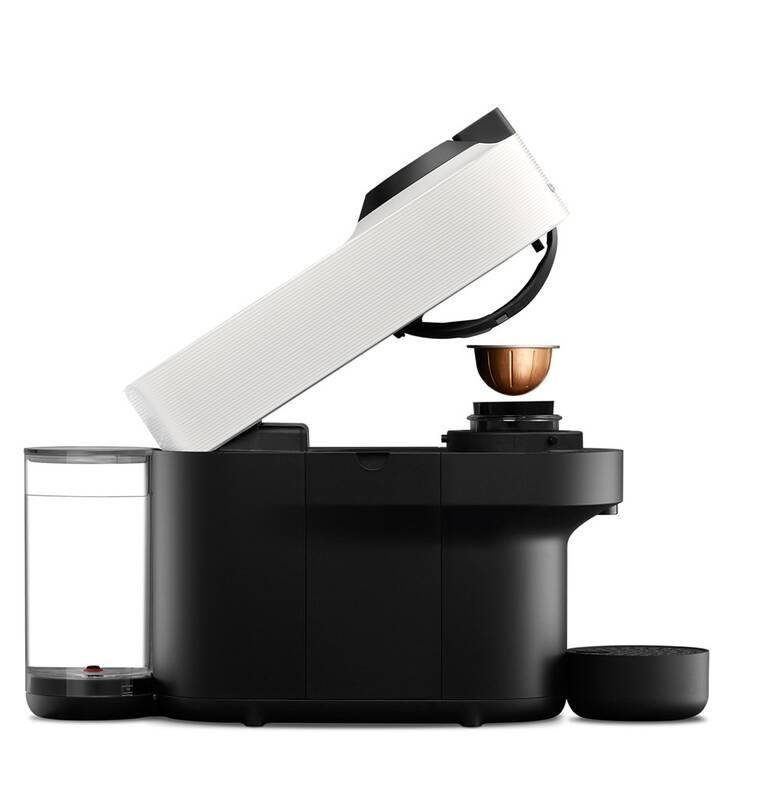 BAZAR - Krups Nespresso XN920110 Vertuo Pop kapslový kávovar,  1500 W,  Wi-Fi. Bluetooth,  4 velikosti kávy,  bílý - poš. ob4 
