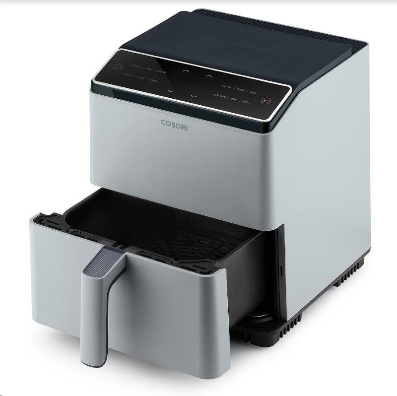 BAZAR - Cosori Dual Blaze 6.4L SMART horkovzdušná  fritéza + 5x špíz a gril. rošt, grey - Poškozený obal (Komplet)9 