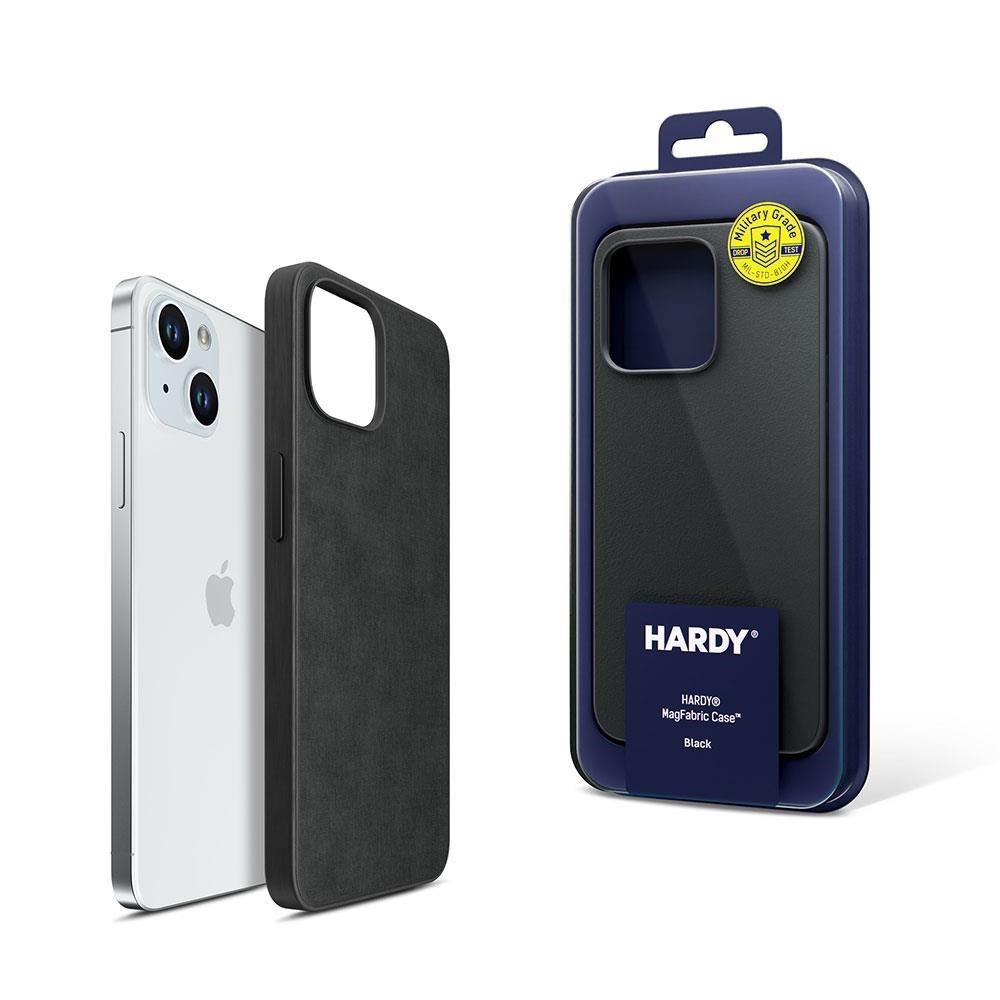 3mk ochranný kryt HARDY MagFabric Case pro Apple iPhone 15 Pro,  Black0 