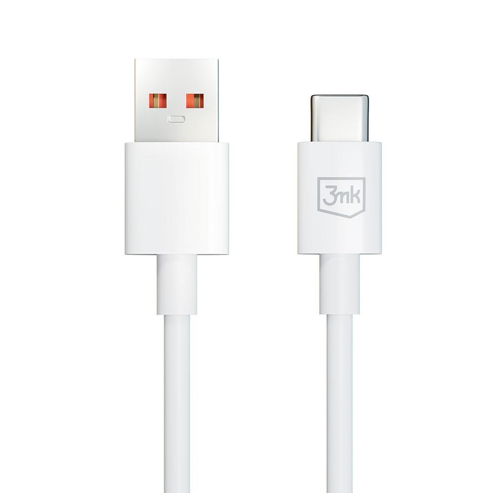 3mk datový kabel - Hyper Cable A to C 1.2m 3A,  bílá1 