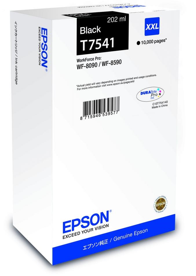 Čierna atramentová kazeta EPSON série WF-8xxx XXL Black - 10.000 str. (202 ml)0 