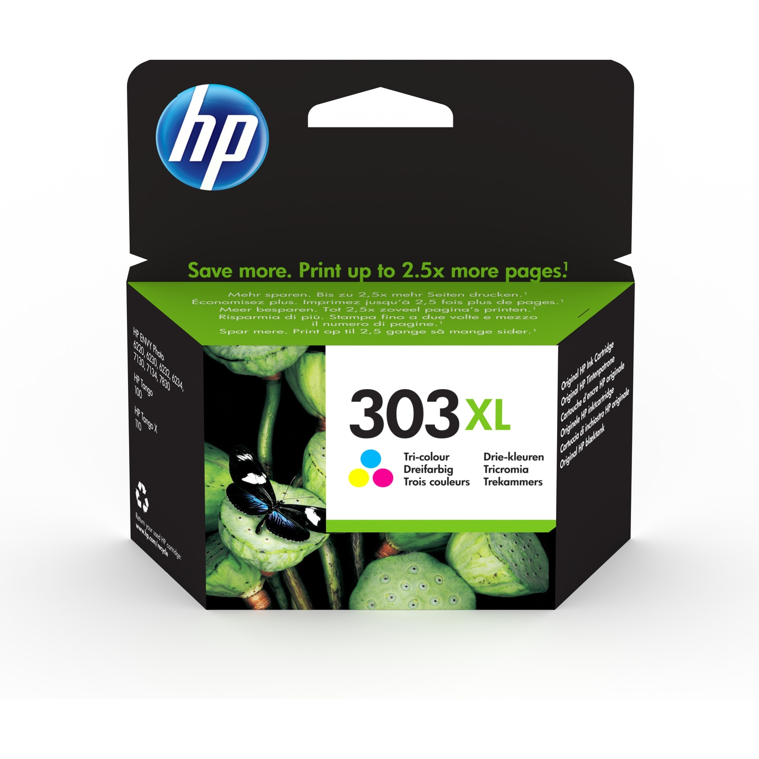 HP 303XL High Yield Tri-color Original Ink Cartridge0 
