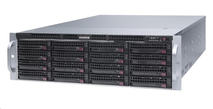 Vivotek NVR ND9541P,  32 kanálov s 16xPoE (max. 160 W),  4xHDD,  H.265,  1x USB 3.0,  2x USB 2.0,  1xHDMI a 1xVGA, 8xDI/ 4xDO0 