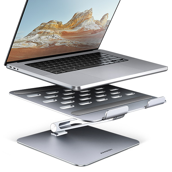 AXAGON STND-LQ hliníkový HQ stojan na notebook 10