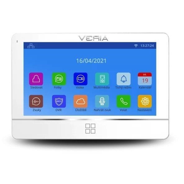 LCD monitor videotelefonu VERIA 8277B série 2-WIRE bílý0 
