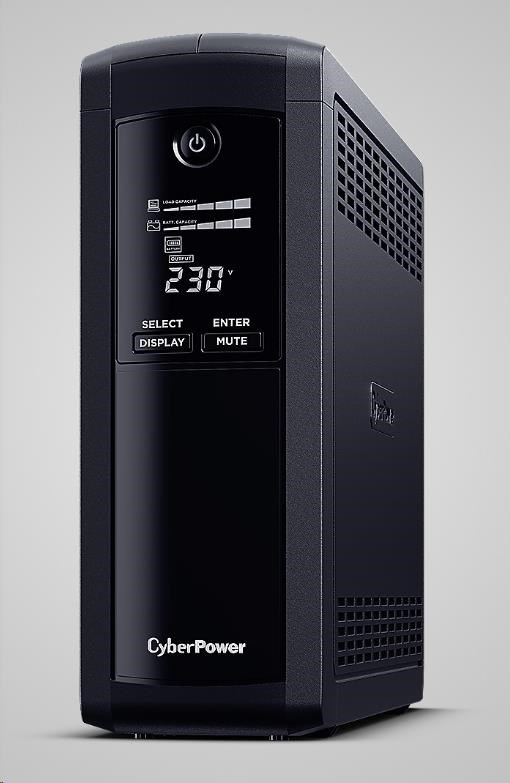 BAZAR - CyberPower Value PRO SERIE GreenPower UPS 1600VA/ 960W,  FR zásuvky - Po opravě (Náhradní krabice)0 