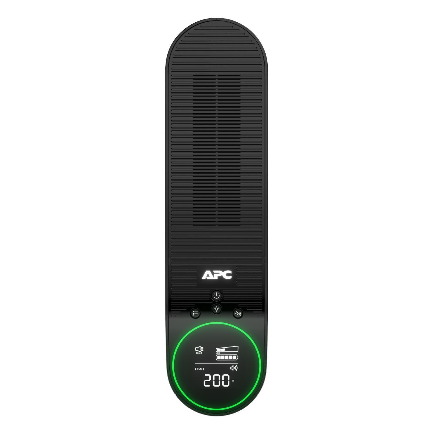 APC Back UPS Pro Gaming 2200VA,  6 Outlets,  AVR,  LCD Interface (1320W),  4x Schuko,  2x IEC C13,  černá (Midnight)1 