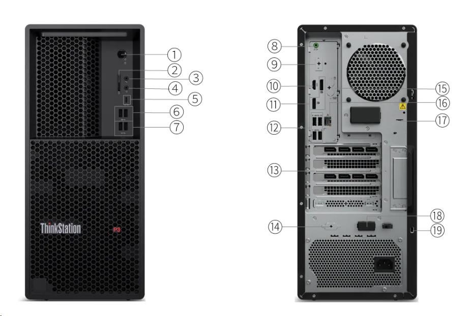 LENOVO PC ThinkStation/ Workstation P3 Tower - i9-13900, 32GB, 1TSSD, DP, HDMI, Intel UHD 770, Black, W11P, 3Y Onsite0 