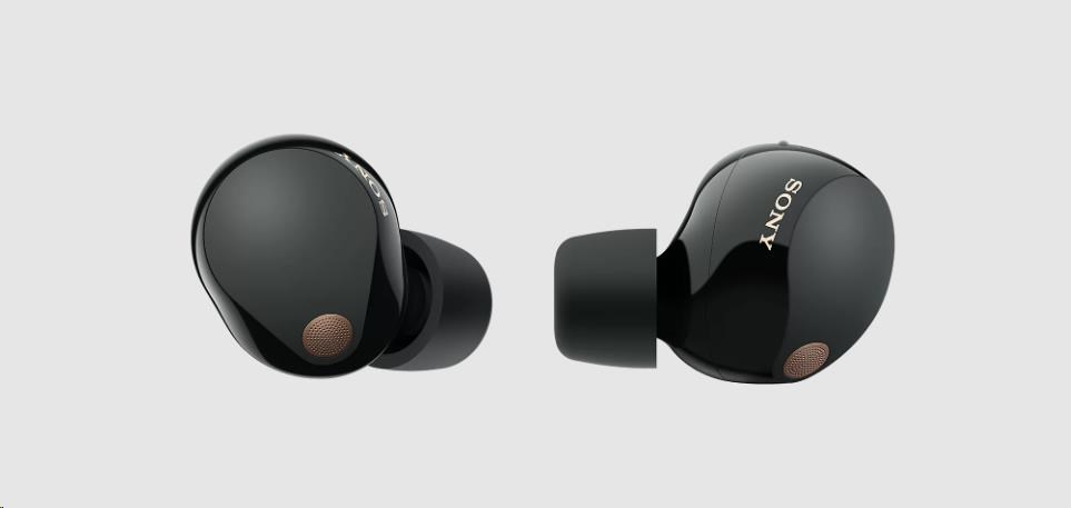 Sony bezdrátová sluchátka WF-1000XM5,  černá,  EU1 