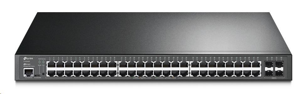 TP-Link OMADA JetStream switch SG3452P (48xGbE,  4xSFP,  48x PoE+,  384W,  2xconsole)0 