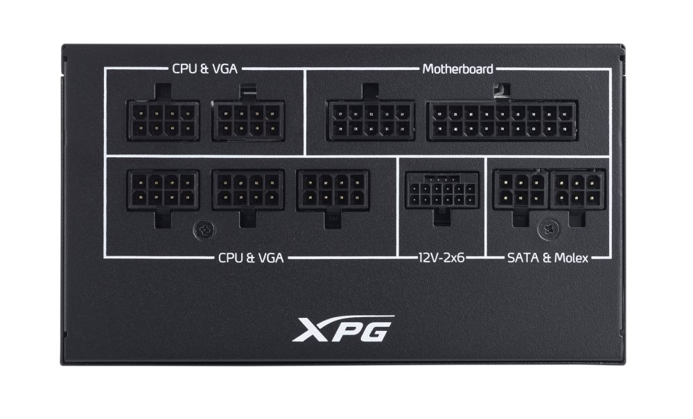 ADATA XPG zdroj CORE REACTOR II VE 850W, 80+ GOLD, Plně Modularní, ATX 3.15 