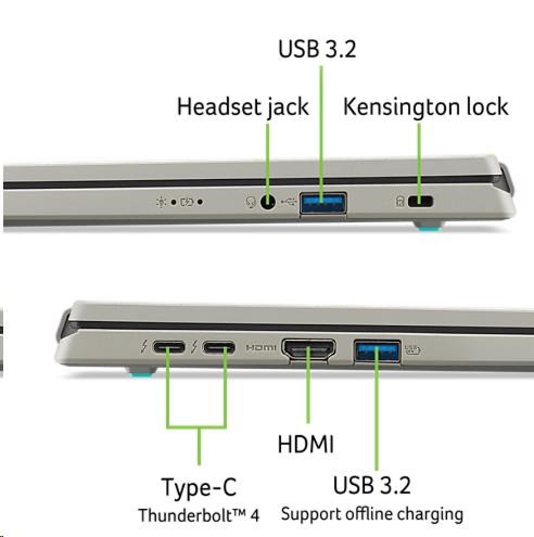 ACER NTB Aspire Vero 16 (AV16-51P-71DN), CoreUltra 7 155U , 16