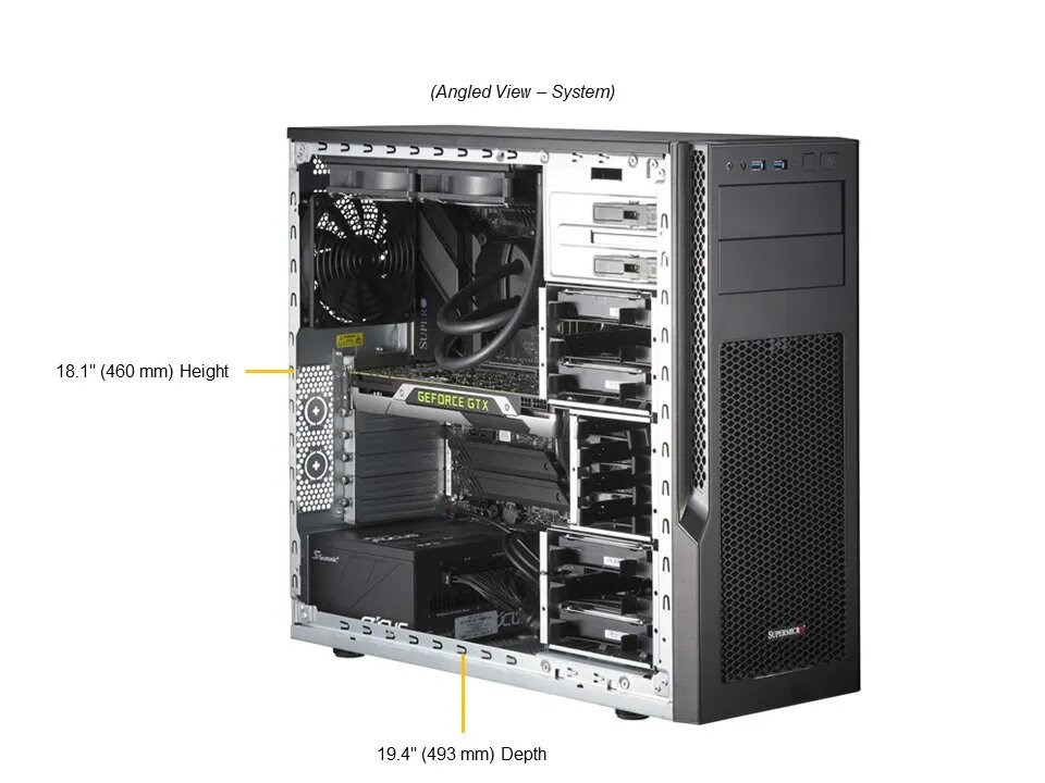 SUPERMICRO SuperWorkstation SYS-531AD-I0 