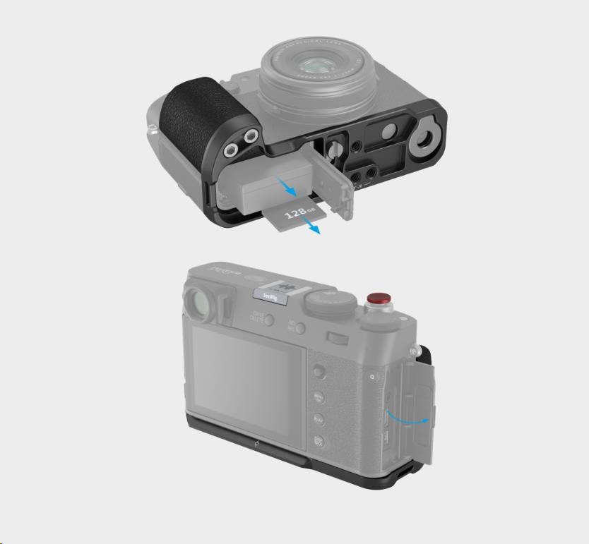 SmallRig 4556 grip ve tvaru L pro FUJIFILM X100VI /  X100V černý4 