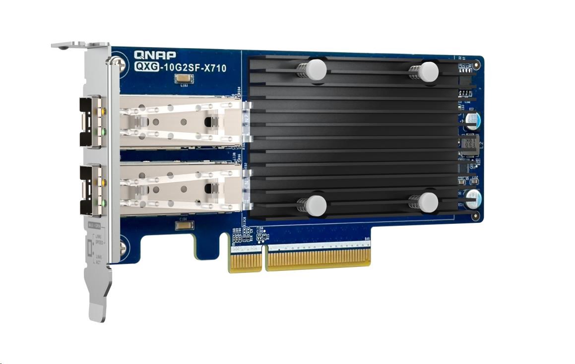 QNAP QXG-10G2SF-X710 rozšiřující karta 2x 10Gb SFP+ pro PC i NAS1 