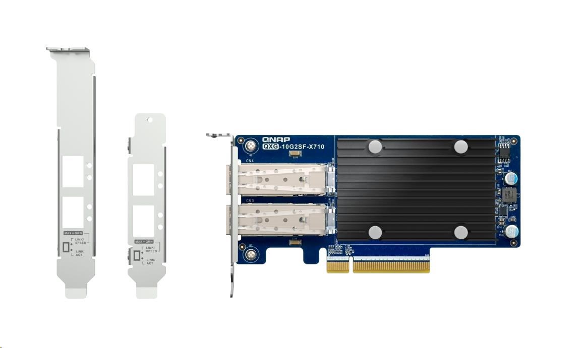 QNAP QXG-10G2SF-X710 rozšiřující karta 2x 10Gb SFP+ pro PC i NAS3 