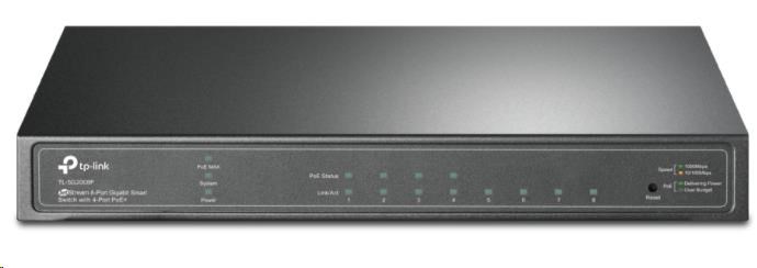 TP-Link OMADA switch SG2008P (8xGbE, 4xPoE+,  62W,  fanless)0 