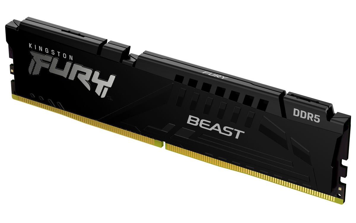 KINGSTON DIMM DDR5 16GB 6400MT/ s CL32 ECC FURY Beast EXPO Černá1 