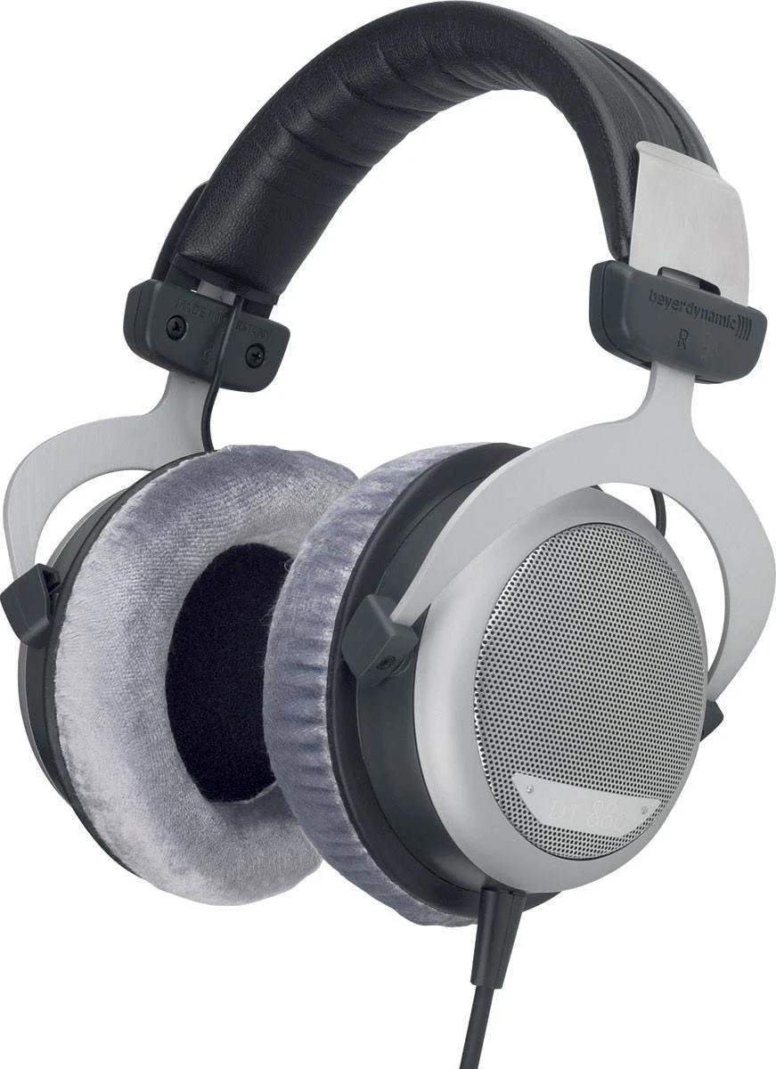 Beyerdynamic DT 880 Edition 32 Ohm sluchátka přes hlavu,  citlivost 96 dB,  polootevřená,  3, 5mm jack,  šedá0 