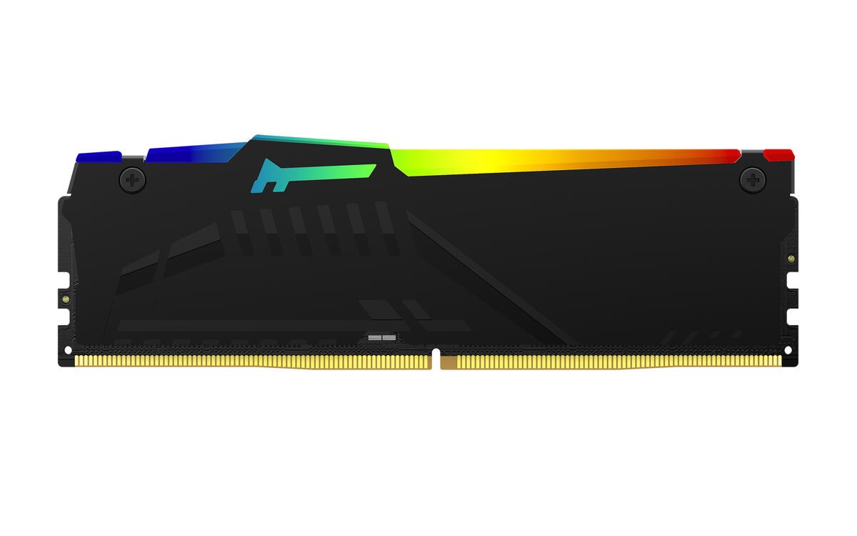 KINGSTON DIMM DDR5 16GB 6000MT/s CL30 Non-ECC FURY Beast RGB XMP, Černá3 