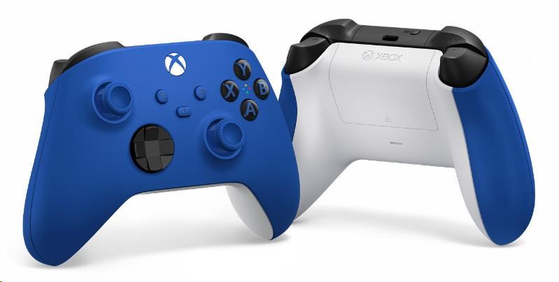 Xbox Wireless Controller modrý - ovladač3 
