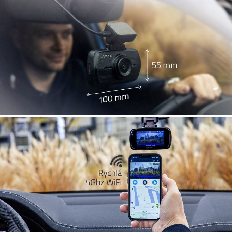 LAMAX C11 GPS 4K kamera do auta3 