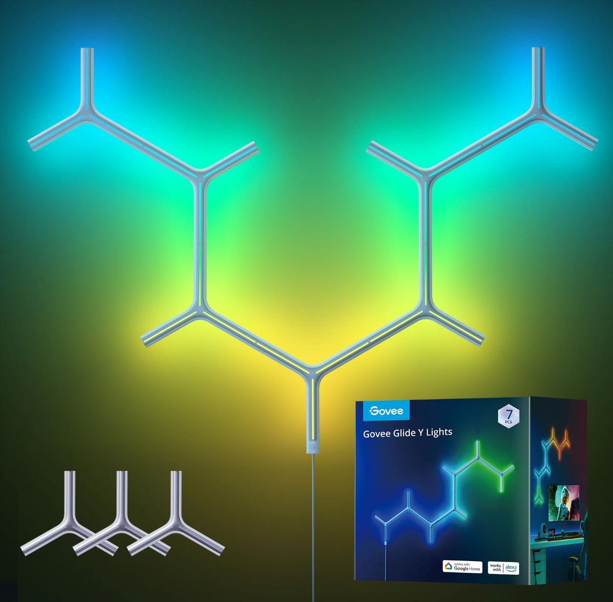 Govee LED RGBIC Y Shape Light Panel - 7ks3 
