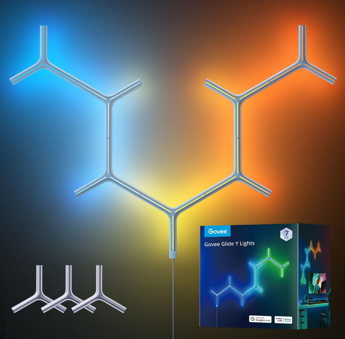 Govee LED RGBIC Y Shape Light Panel - 7ks5 