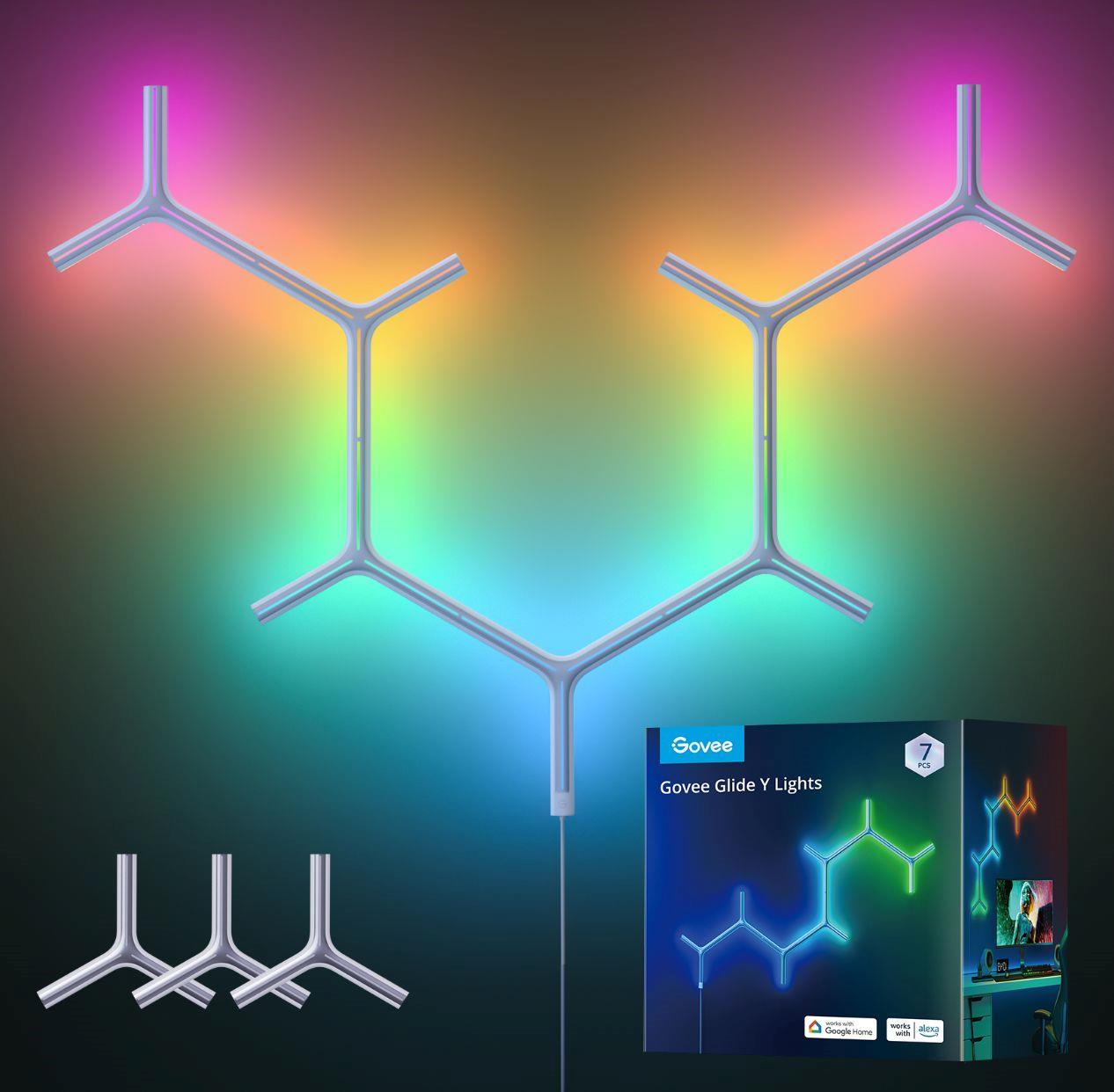 Govee LED RGBIC Y Shape Light Panel - 7ks6 